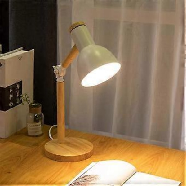 Multifunktionell Skrivbordslampa, Portabel Lampa med Trådlös Fjärrkontroll, Enkel Installation Batteridriven för Sovrum Kontor Matsal Sovsal