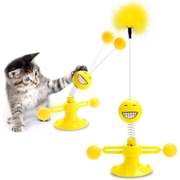 Katt Leksak för Fjäderälskande Katter Interaktiv Katt Leksak Utbildande Hälsa