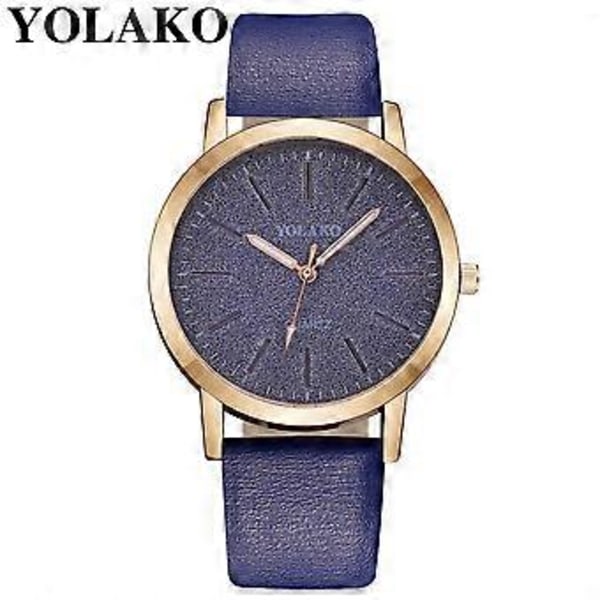Dames Casual Quartz Læder Sky Ur Analogt Armbåndsur YK59 - Et Smukt Ur til den Stilfulde Kvinde! G