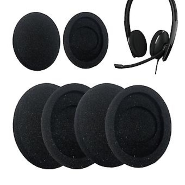 Erstatningsøreputer Øreputer Ørevarmere for Sennheiser SC 160 165 USB-hodetelefon