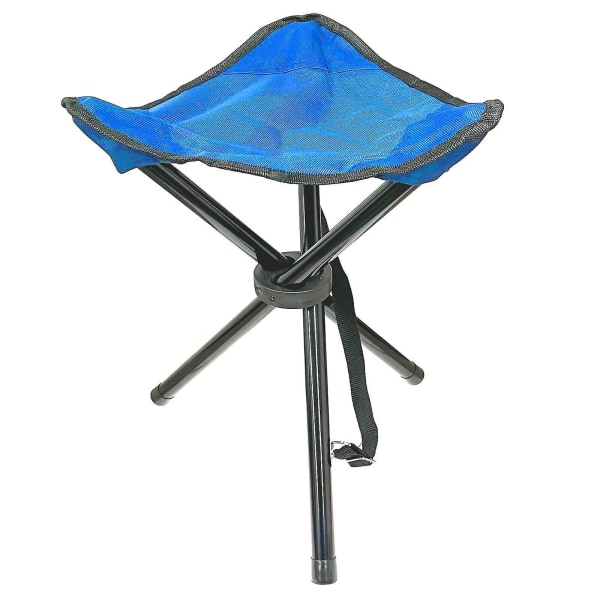 Mini Folding Chair Stool Camping Chair Folding Stool Folding Stool Fishing Stool--dunkelblau