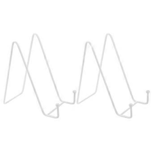 2 stk. Multifunktionel Metalpladeholder Staffeli Stand Bordplade Billedestativ Metal Display Stand til Fotoramme