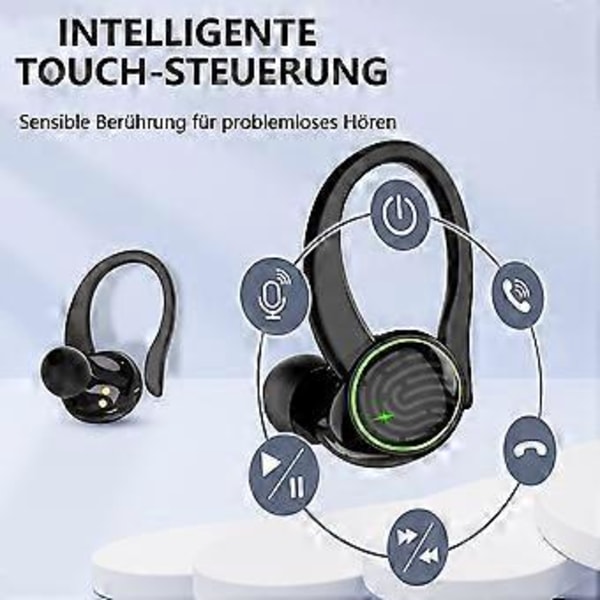 Bluetooth hovedtelefoner, sport, støjreducerende ørepropper