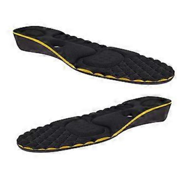 Höjd Innersulor Elastisk Komfort Högre Häl Inlägg Lyft för Sneakers Män 2cm(5cm)