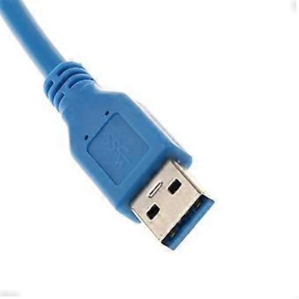USB 3.0 A Hanstik til Hun Super Speed Forlængerkabel til Scanner 30cm