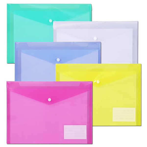 A4 Färgad Plastmapp, A4 Plastmapp Mapp, A4 Plast Fla