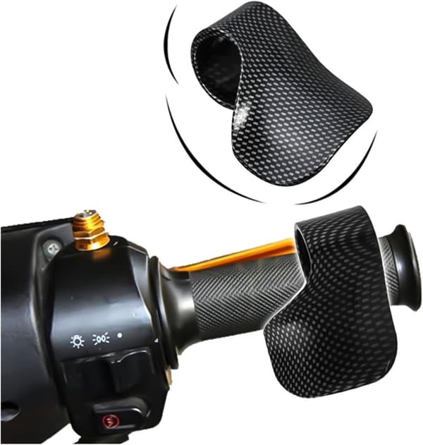 Grip Throttle Assist Wrist Cruise Control Rest Universal Carbon til Mo