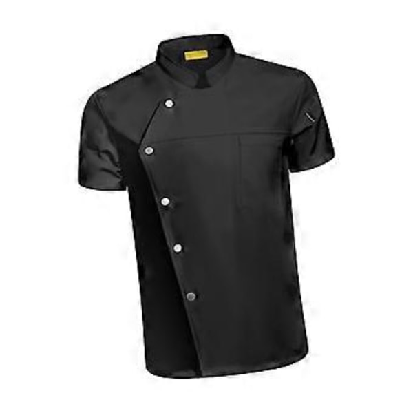 Arbetskläder Uniform Storkök Plus Size M Storlek Vit (M Storlek Svart)