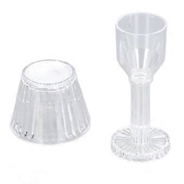 Krystal Diamant Bordlampe Stærk Lystransmission Gennemsigtighed Mini Krystal Bordlampe Vandtæt Soveværelse Sengelampe