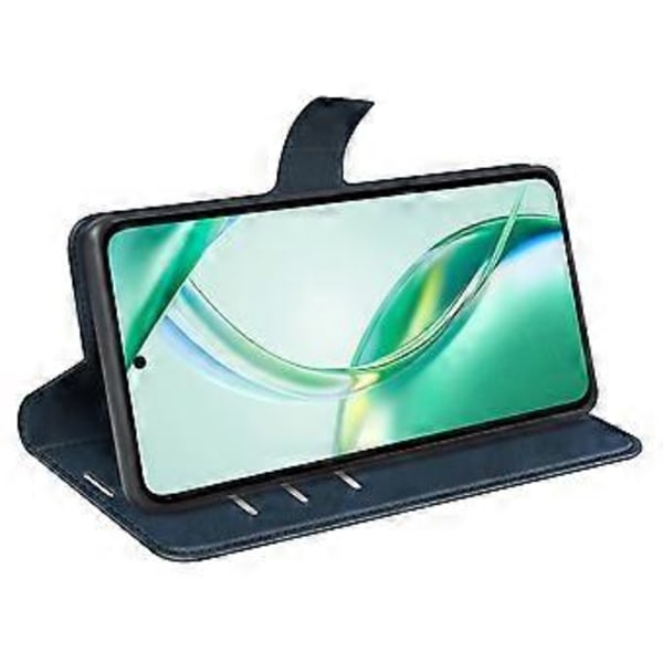 For Honor 200 Smart 5G/X7c 4G Stand Case Anti-Scratch Kalvetekstur Læder Telefon Cover (Style E)