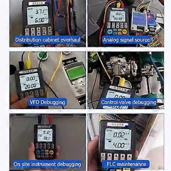 Signalgeneratorer Portabla Signalkällor Ström- och RTD-termoelement Resistans Analog Handhållen