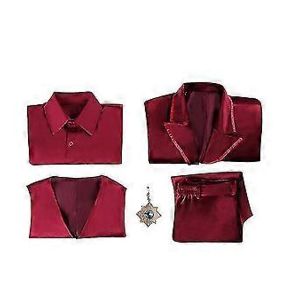 Rainfield Dracula Cosplay Halloween Kostym Z (XXL-dräkt)