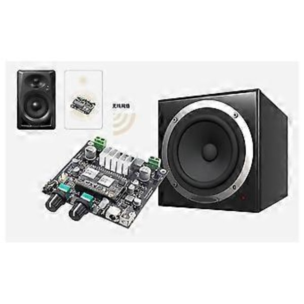 Up2Stream Amp Sub Multiroom Forstærker WiFi Audio Trådløs 2.1 Kanal Subwoofer Højttalere Forstærker B