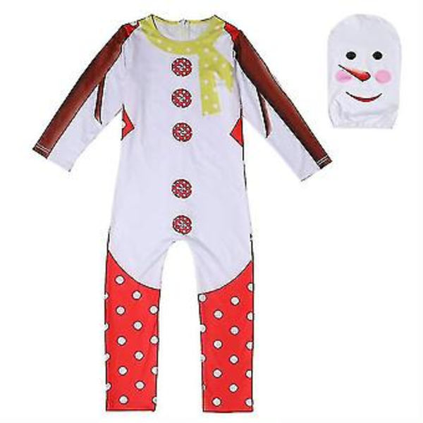 Joulupukki Lumimies Puku Haalarit Lapset Playsuit Päällinen naamiaiskutsu Fancy Dress Up Asut _bb (12-13 vuotta)