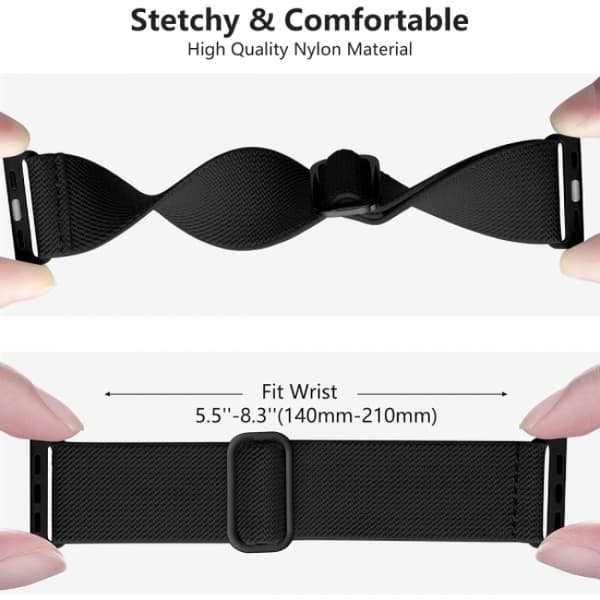 Loop-rem til Apple Watch-rem Justerbar Nylon Spo