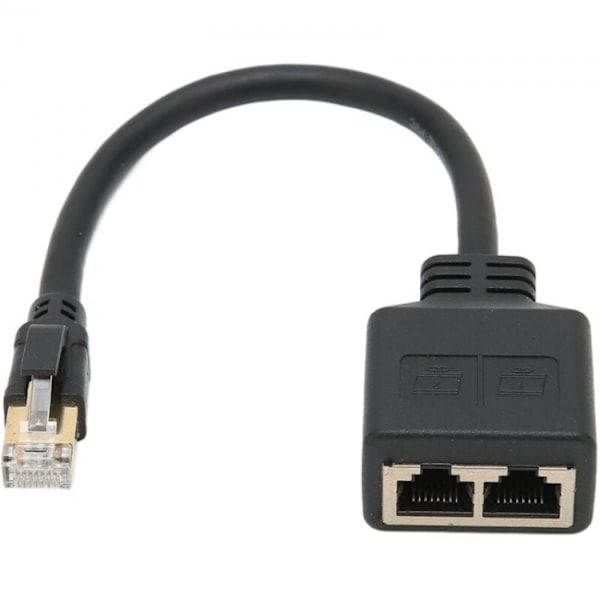 RJ45 Splitter Adapter, 1 to 2 RJ45 Network Port Ethernet Adapter