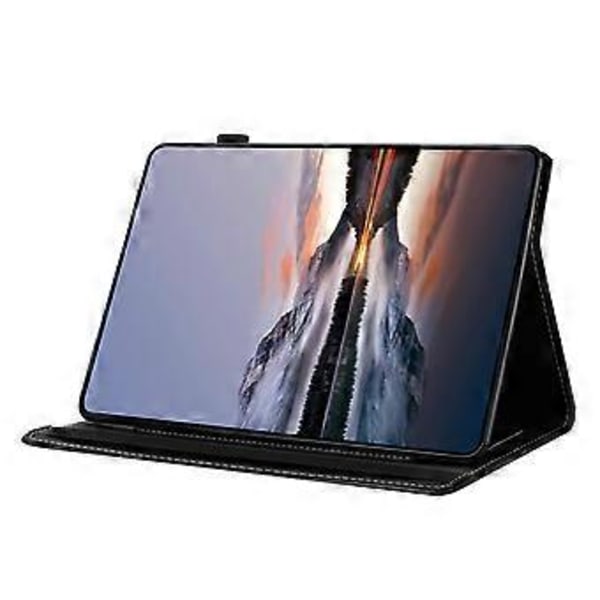 Fodral för iPad (2025) / 10.9 (2022) Mönstrat Läder Tabletskydd med Auto Sleep / Wake, Korthållare (Fjärilsreflektion)