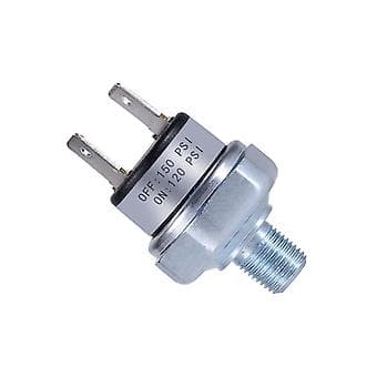 Lufttryksswitch 120-150 PSI Trykswitch 1/8in-27 NPT DC24V 12V Trykswitch Luftkompressor