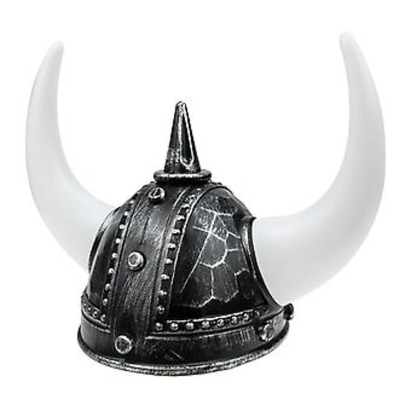 Dekorativ Oks Horn Hjelm Viking Stil Hovedpynt Maskerade Voksne Kostume