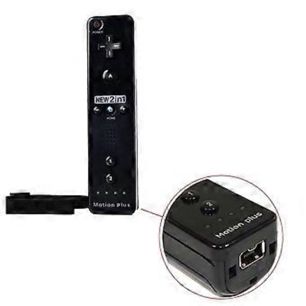 2-i-1 Fjernkontroll Fjernkontroll Gamepad for Konsoll Joystick Joypad Rød