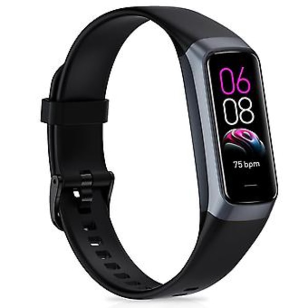 Fitness Tracker Smartwatch, Aktivitetsmåler med 1,1\" AMOLED Touch Farveskærm, Vandafvisende Skridttæller til Android iPhones -GSL Lilla