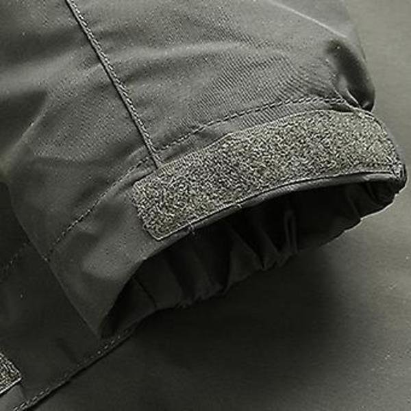Vindtette Jakker For Menn Voksne Menn's Lett Soft-shell Jakke For Vandring Reise Casual Wear (L Svart)