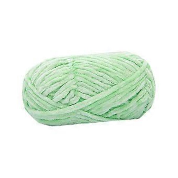 Grovt Garn Handstickning 80M DIY Tub Jättegarn Virkgarn Vikt Garn Handstickat Garn för Pläd Hantverk Halsduk Tröjor Kudde (Färskvattengrön)