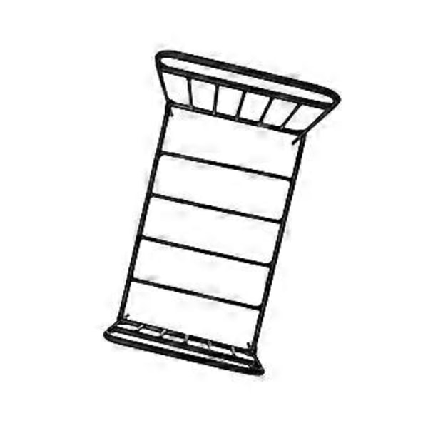 1:12 Miniatyrsäng Dockskåp Metallsängram DIY Hantverk Dockhus Möblering Rustika Dockskåpsmöbler för Fotorekvisita Dekor (Svart)