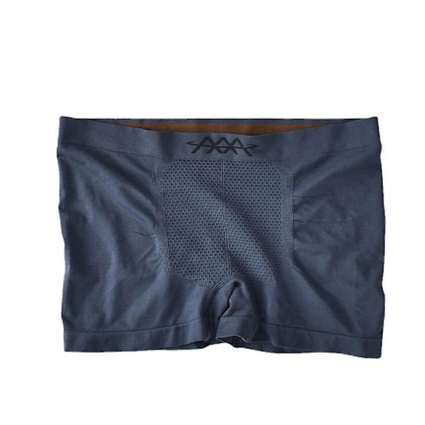 5d Fågelbo 3a Magiska Magnetiska Underkläder Svett Absorberande Andas Midja Boxer Shorts Hög Elasticitet Herrmjuk Och Bekväm Boxer Shorts Nakna Varor-Ljusgrå-En Storlek