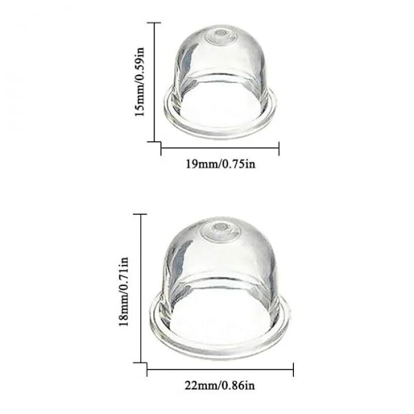 12 kappaletta kaasuttimen pohjapolttimoa 19 mm ja 22 mm pohjapolttimoa Carb