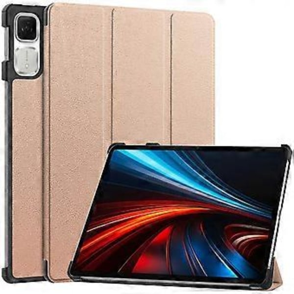 För Honor Tablet GT Fodral Anti-Drop Läderställ Tablet Skydd (Roséguld)