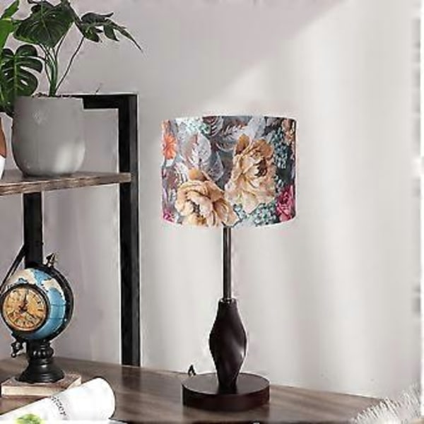 Blommönstrad Lampskärm Dekorativ Lampskärm Hängande Lampskärmstillbehör