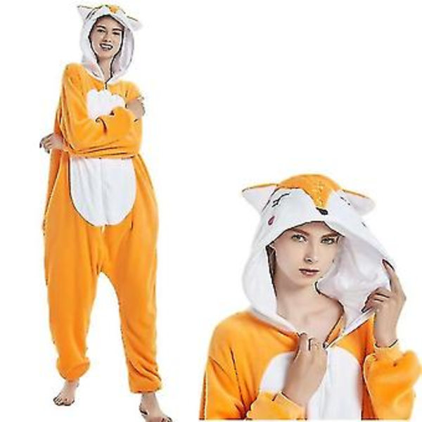 Damkostym Pyjamas Fancy Unisex Vuxen Jumpsuit Sovkläder Hemkläder (S)