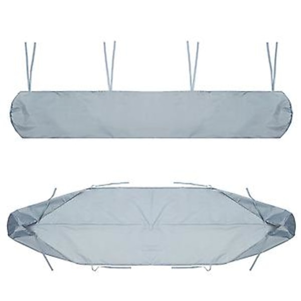 Utomhus Markisöverdrag, Silver 5m/16.4ft, Uteplats Markisöverdrag, Infällbart Rullgardinsöverdrag, Dammtätt Oxfordtyg, Regn Markisöverdrag