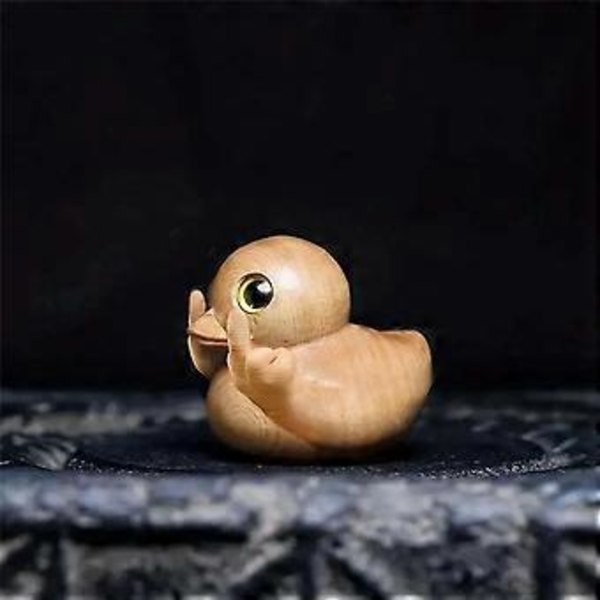 Morsom Harpiks Midtfinger And Statue Figurer Mini And Ornament Spøk Gifts (Stor)