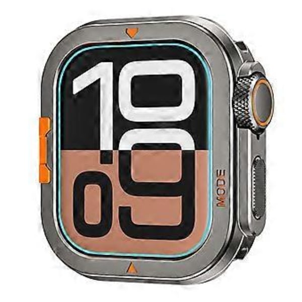 Skyddsfodral för Apple Watch Series 10 46mm, Fallsäkert Metall + PC Klockfodral (Missfärgning)