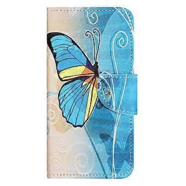 Til Motorola Moto G55 5G Etui Kryds Tekstur Læder Telefon Cover Mønster Print (Style H)