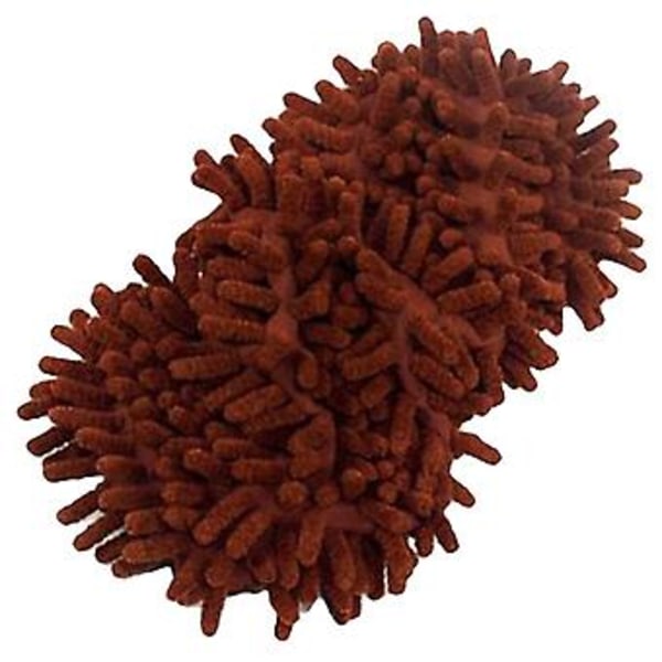 Pestävä Lazy Mop - pölytossut lattian puhdistukseen, kotikäyttöön, sukat kengät (1 kpl, kahvi)