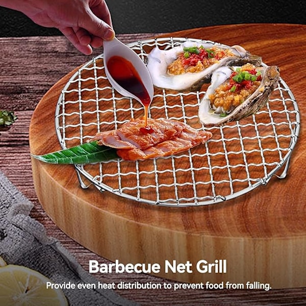 Grillgaller/grilltillbehör, 18 cm/7,1 tum grill i rostfritt stål