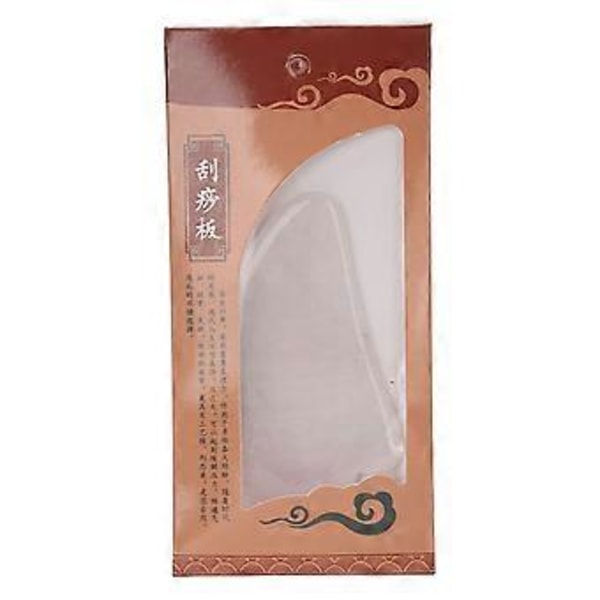 Rose Quartz Ansigts Skønheds Gua Sha Massageværktøj Bærbar Nakke Kropsterapi Skrabebord Kloformet Skrabebord
