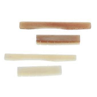 2x2 stk. Akustisk Guitar Bro Sadel Mutter Guitar Reservedele Lys Rød