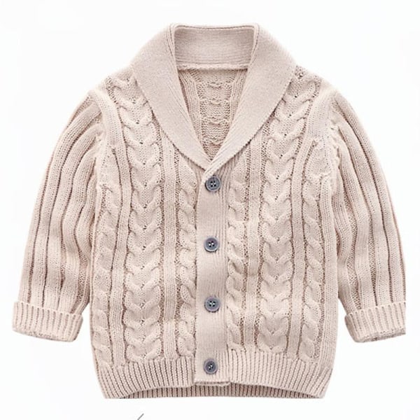 0-3yrs Baby Kids Knit Cardigan Sweater 2022 Boys Girls Autumn Winter Sweater Clothes Korean Style Twist Shape Girls Clothing Auburn 90-24M