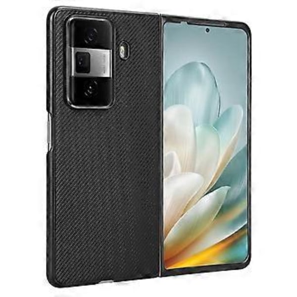 For Honor Magic Vs3 5G Cover Kulfibertekstur Stødsikkert PU+PC Telefoncover (Style B)