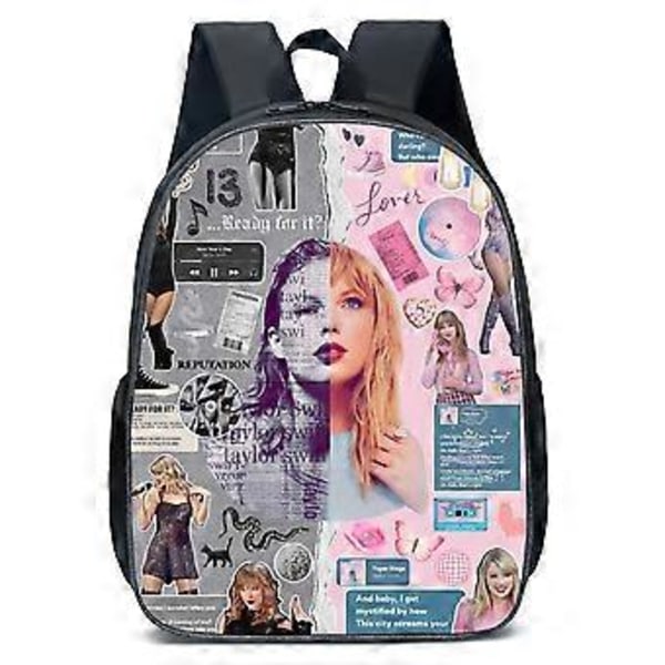 Popstjerne Taylor Swiftie 3D-trykt Rygsæk Børn Studerende Skoletaske Rejse Skulderrygsæk (7)