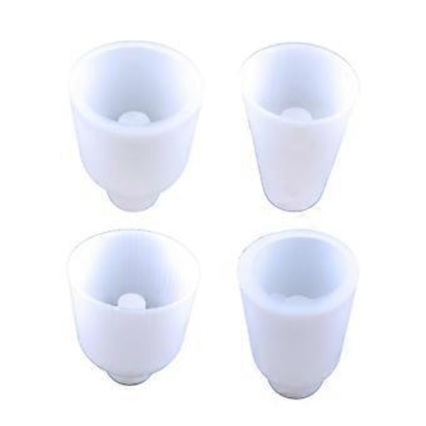 Vase Resin Mold Skrivebords Ornament Silikon Mold Blomst Vase Epoxy Casting Mold