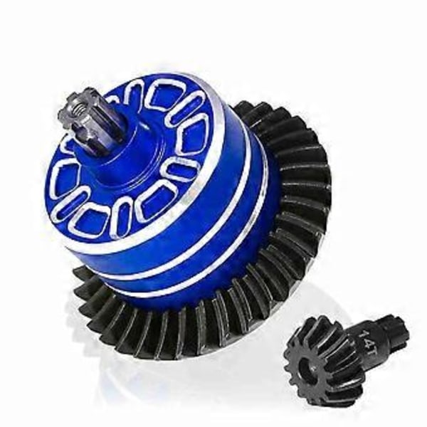 Metalldifferentialhus och differentialväxelsats i stål för ARRMA 1/10 2WD 4WD 3S 4S RC Bil Uppgradering