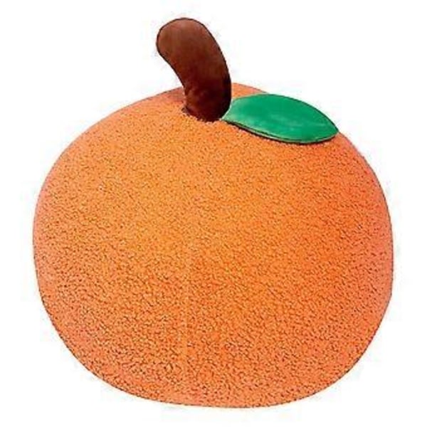 Gresskar myk pute kaki-pute oransje plysjleke (C)