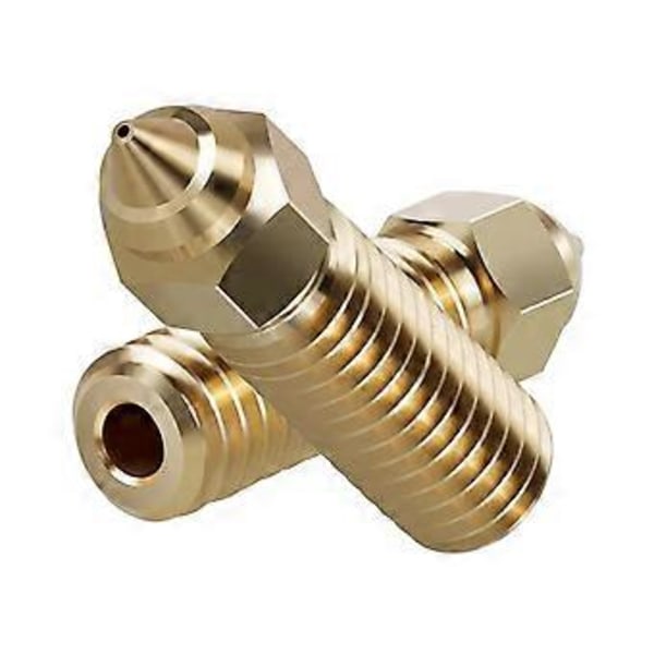12 kpl messinkisuuttimia K1 Maxille, 3D-tulostimen osat 6 kpl 0,4 mm, 3 kpl 0,6 mm, 0,8 mm nopea messinkisuutin