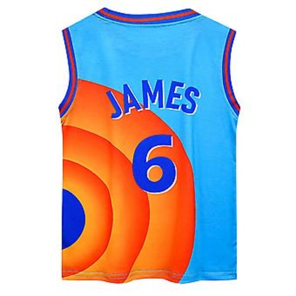 Space Jam Kids Drenge Løstsiddende Basketball Tanktop & Shorts Sæt Jersey Outfit (13-14 År)