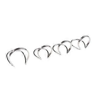 6x Gitarr Fingerplektrum Plektrum för Elgitarr Banjos Ukulele Argent